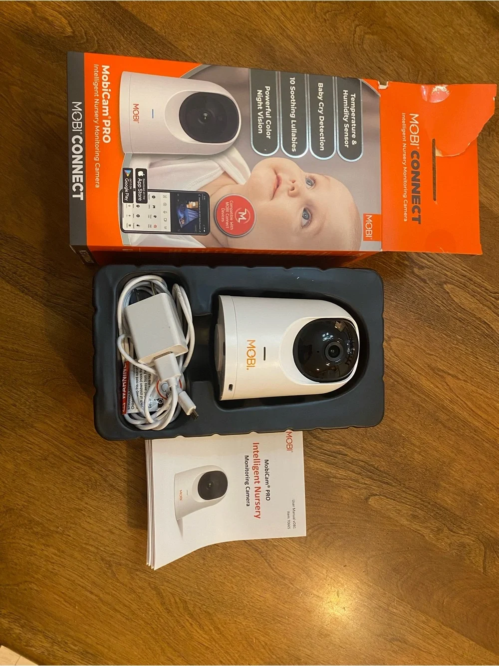 MobiCam PRO Intelligent Nursery Camera - White